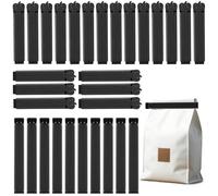 AiQInu Pack of 30 Pegs for Closing Bags, Kitchen Bags 7/11 cm, Reusable Clips for Snacks, Coffee, Candy, Chips and so on