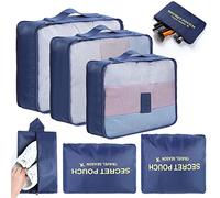 AiQInu Packing Cubes for Suitcases 7 PCS Travel Luggage Organiser Multifunction Waterproof Suitcase Organiser Bags Travel Essentials