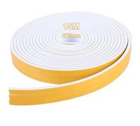 AiQInu Window Sealing Tape, Window Seal, Self-Adhesive, Flame Retardant, Thermal Insulation and Sound Insulation, 6 mm (W) x 3 mm (D)/15 m (L)