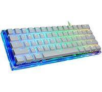 aiqiua Mechanical Gaming Keyboard Compact 87 Key Mechanical Computer Keyboard USB Wired Blue Equivalent Switches for，Easy to Carry, Feel Comfortabl