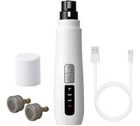 aiqiua Pet Nail Grinder Electric Paw Trimmer Clipper Small Medium Large Dogs Cats Small Animals Portable & USB Rechargeable Gentle Painless Paws Grooming Trimming Shaping Smoothing