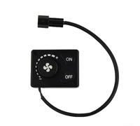 Air 12V/24V Parking Heater Controller with LCD Knob Switch for Vehicle Heating System, Compatible with Car Truck Air Heater, Remote Control Support