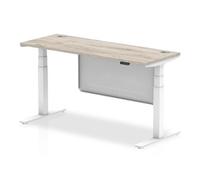 Dynamic Air Modesty 1600 x 600mm Height Adjustable Office Desk With Ca