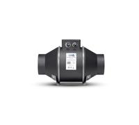 AIR 6 TRIUMPH 3.0 PRO-100T Inline Extractor Fan | Adjustable Speed & 60 min Timer | Metal Body | Advanced EC motor | High Performance | 100mm / 4" Black