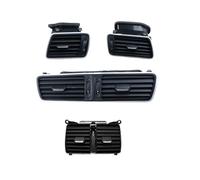 Air AC Vent Compatible With VW For R36 Car LHD Dashboard Air Conditioning Outlet Vent Frame Trim Assembly Interior Accessories(Matte Black B 4pcs)