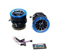 Air AC Vent Outlet For Benz V Class W447 For Vito V250 V260 Car LED Front Dashboard Air Condition Vent Outlet Turbo Interior Trim Accessories Car AC Vent Grill(2 x Blue)