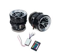 Air AC Vent Outlet For Benz V Class W447 For Vito V250 V260 Car LED Front Dashboard Air Condition Vent Outlet Turbo Interior Trim Accessories Car AC Vent Grill(2 x Black)