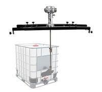 Air Agitator, 1/2HP 3/4HP 1HP Professional Pneumatic Tank Mixer Machine, Speed: 2500RPM/1800RPM 1000RPM, 1000L Stainless Steel Mixer for Paint, Coating, Ink, Glue,Largefivecylinders(Threecylinders)