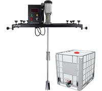 Air Agitator Pneumatic 1 Ton Tank Mixer Machine 980W Paint Stirring Machine Cement Mixer Free Speed Adjustment from 0-3000 RPM for Viscous Liquid Ink Dye,