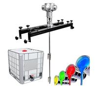 Air Agitator, Pneumatic Paint Mixer,Automatic Paint Mixer Machine, for Stirring Medium High Viscosity Solutions, with Retractable Bracket, Automatic Mixing Equipment 3 Cylinders(3Cylinders)