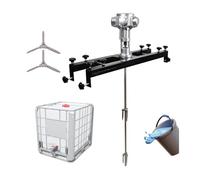 Air Agitator Pneumatic Tank Mixer Machine Stirring Capacity: 1000L Adjustable Size for Paint Coating Materials Viscous Liquid(Threecylinders)