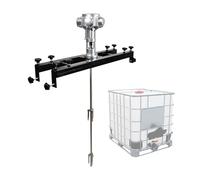 Air Agitator, Tank Mixer Machine, Commercial 1000L Paint Stirring Machine with Support Hanger, Paint Mixing Equipments(Threecylinders)