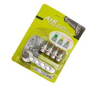 Air Alert Tire Valve Cap 4 Pieces Sensor Alert | Pressure Monitor Tire Valve Stem Caps for Long-Distance Travel Motorcycle A set of copper core anti-piracy edition (new mode