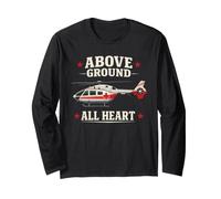 Air Ambulance Medevac Flight Medic Helicopter EMS Long Sleeve T-Shirt