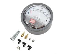 Air and Gas Differential Pressure Gauge with Pointer for Accurate Measurement of Positive and Negative Pressure in Industrial and Clean Room Use (0-300pa)