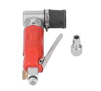 Air Angle Grinder 1/4 Inlet 8500RPM, Pneumatic Angle Grinder with Alloy Steel Body, Compact Air Sander Polisher for Metal Wood Auto Detailing, Low Noise Ergonomic Design