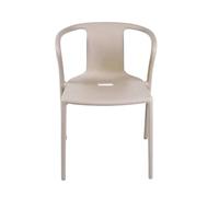 Air-Armchair Dining Chair with Armrests Beige