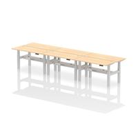 Dynamic Air Back-to-Back W1400 x D600mm Height Adjustable Sit Stand 6