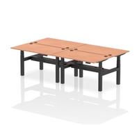 Dynamic Air Back-to-Back W1400 x D800mm Height Adjustable Sit Stand 4