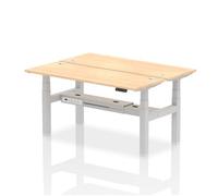 Dynamic Air Back-to-Back W1600 x D600mm Height Adjustable Sit Stand 2