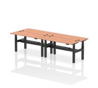 Dynamic Air Back-to-Back W1600 x D600mm Height Adjustable Sit Stand 4