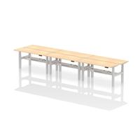 Dynamic Air Back-to-Back W1600 x D600mm Height Adjustable Sit Stand 6