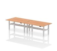 Dynamic Air Back-to-Back W1800 x D600mm Height Adjustable Sit Stand 4