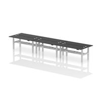 Dynamic Air Back-to-Back W1800 x D600mm Height Adjustable Sit Stand 6