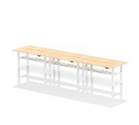 Dynamic Air Back-to-Back W1800 x D600mm Height Adjustable Sit Stand 6