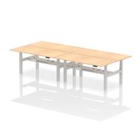 Dynamic Air Back-to-Back W1800 x D800mm Height Adjustable Sit Stand 4