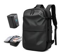 Air-Back Backpack with Vacuum Seal,Anti-Theft Vacuum Compression Travel Backpack,Outdoor Products-Expandable Vac Pack Backpacks with Pump,Carry on Backpack for Airplanes(B)