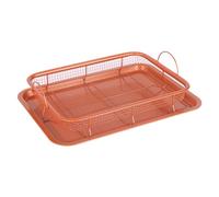 Air Basket for Oven Stainless Steel Air Tray Nonstick Metal Crisper Tray for Oven Baking Crispy Replacement