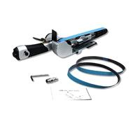 Air Belt Sander, Mini Air Belt Sander for Woodworking Metal Working 20mm 1/4 Inch Handheld Angle Grinder with 3 Belts16000rpm Industrial Pneumatic Tool (20mm)