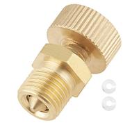 Air Bleed Valve Brass Bleeder Screw Brass Air Bleeder Valve Screw Replacement for High Pressure Electric Pump Accessories Screw Machine Screws