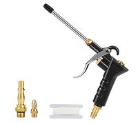 Air Blow Gun Air Compressor Duster with Extension Nozzle with 1/4" BSP British & German High Pressure Pistol-Grip Connector Pneumatic Air Duster Cleaning Tool