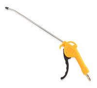 Air Blow Gun, Air Duster Gun with 10" Long Angled Nozzle, Pneumatic Cleaning Tool for Workshop Garage