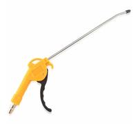 Air Blow Gun Dust Removing Gun with 10" Stainless Steel Long Angled Nozzle Pneumatic Air Compressor Accessories for Cleaning
