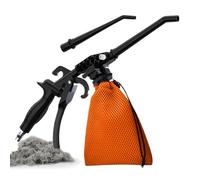 Air Blow -Zinc Alloy Air Compressor Blower Nozzle, Blower for Compressor | Nylon Blowers for Dust Dirt Automotive Detailing Interior Leaf Electronics Computer Keyboard, Plug and Play Blow & Suck F