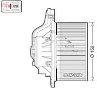 Air blowe DENSO DEA41015 for KIA CARENS IV 2 2013-2016