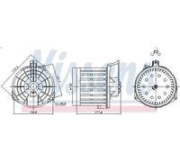 Nissens Blower 87549 for eg. HONDA CIVIC (2006) 1.8 IVTEC