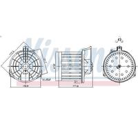 Nissens Cabin Fan Blower Motor 87549 for eg. HONDA CIVIC (2006) 2.2 I-CTDI/I-CTD