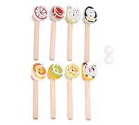 Air Blowing Floating Ball Toy - 8 Pieces Floating Balance Game, Sensory Balance Device, Levitation Magic Tool, Childrens Training Equipment | Ball Blowing Tube Game - For Home, School, Nursery, Birthd