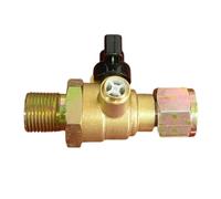 Air Brake Shut Off Valve x 1.5 Solid Heavy-Duty Self-Venting Leakproof | Semi Truck Trailer Brake System Valve For Highway Road Workshop Shop Garage Transport Warehouse
