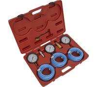 Air Brake Test Gauge Set - Three Gauges - 5m Hoses - M16 x 1.5mm Adaptor - Case