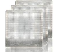 Air Brick Cover for Pest Proofing - Rat/Mouse Prevention Air Vent Cover - Aluminium Alloy Cover to Stop Rodents & pests Entering Property - for Internal or External use (Pack of 3, 250 x 250mm)