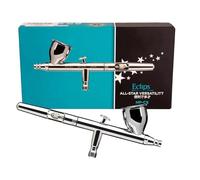 Air Brush Gun High-Flow Atomization for Fine Detail to Wide Coverage，0.24 oz Cup Gravity Feed Dual Action Ideal for Artists, Model Painting, Cosplay & More