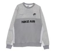 Air Brushed-back Crew Sweatshirt - male - Nike - Long Sleeve Training Tops - Gray - XL - Sport XL