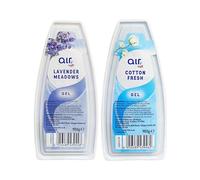 Air by W5 LidI | Lavender Meadows & Cotton Fresh - Air Fragranced Gel | 150g Each [Total 300g]