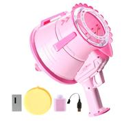 Air Cannon Bubble Machine - ABS PPlastic Handheld Bubble Machine, Blower Toy | Ssmoke Effect Outdoor Activity Game for Daycare Birthday Holiday Parties Backyard Garden Park Picnics