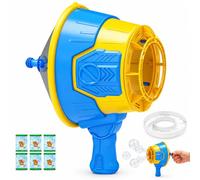 Air Cannon Toy, Bubble Gun for Kids & Adults, Handheld Air Blaster | Manual Bubble Gun with Air Vortex Effect, Use with Bubble Solution, Battery-Free for Kids, Adults, Parties & Family Games
